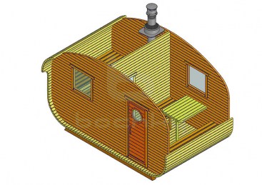 Баня-квадро-овалбочка «4х2»