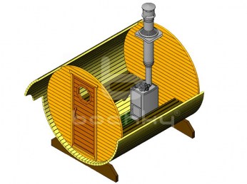 Баня-бочка «Эконом»