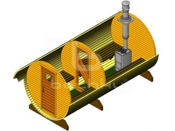 Баня-бочка «Комфорт»