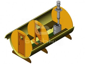 Баня-бочка «Супер-Люкс»